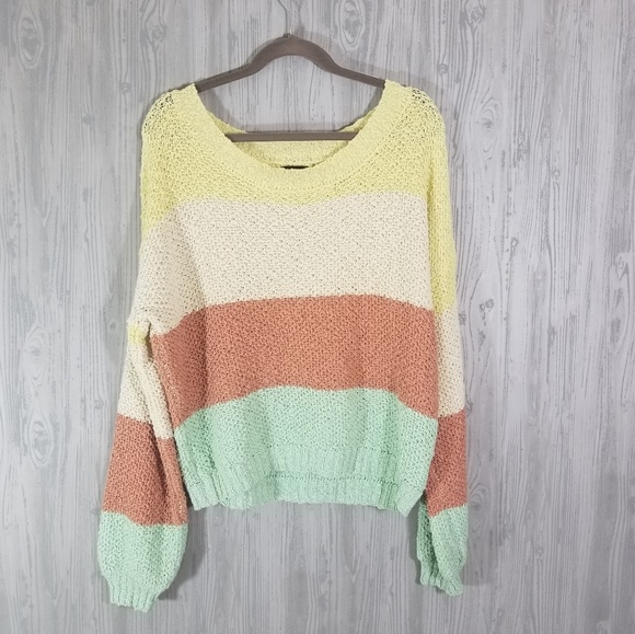 Blank Paige Oversized Knit Striped 